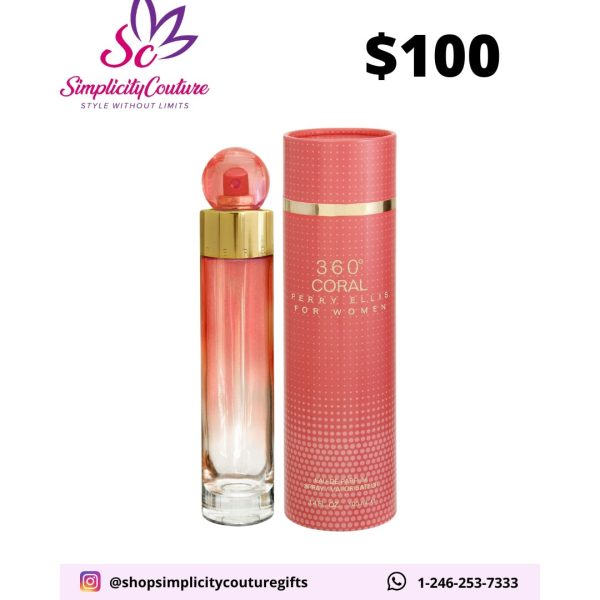 Perry Ellis 360 Coral Women's Fragrance 3.4 fl oz / 100 ml