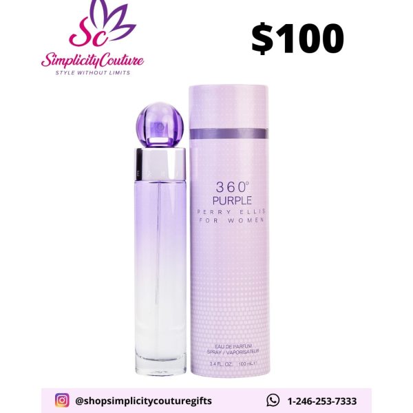 Purple Perry Ellis 360 Purple Women's Fragrance 3.4 fl. oz.