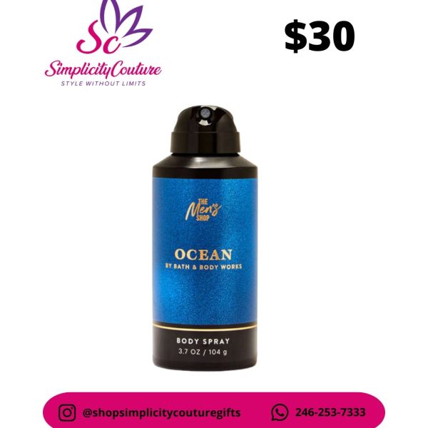 Bath & Body Works Blue Men's Ocean Body Spray 3.7oz