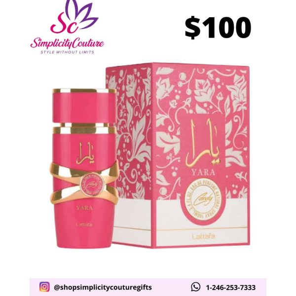 Pink Women's Lattafa Yara Candy Eau de Parfum 100ml