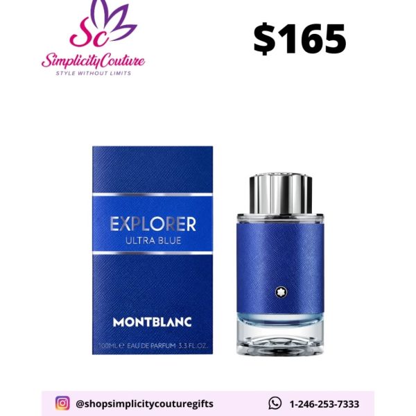 Blue Men's Mont Blanc Explorer Ultra Blue Eau de Parfum 100ml