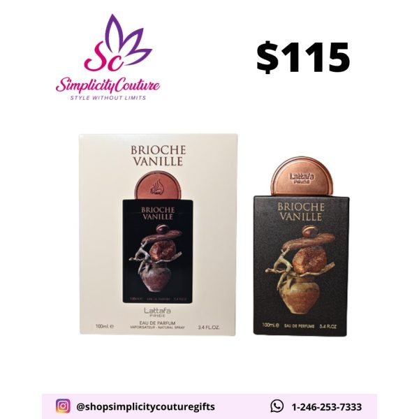 Black Lattafa Pride Brioche Vanille Eau de Parfum 100ml