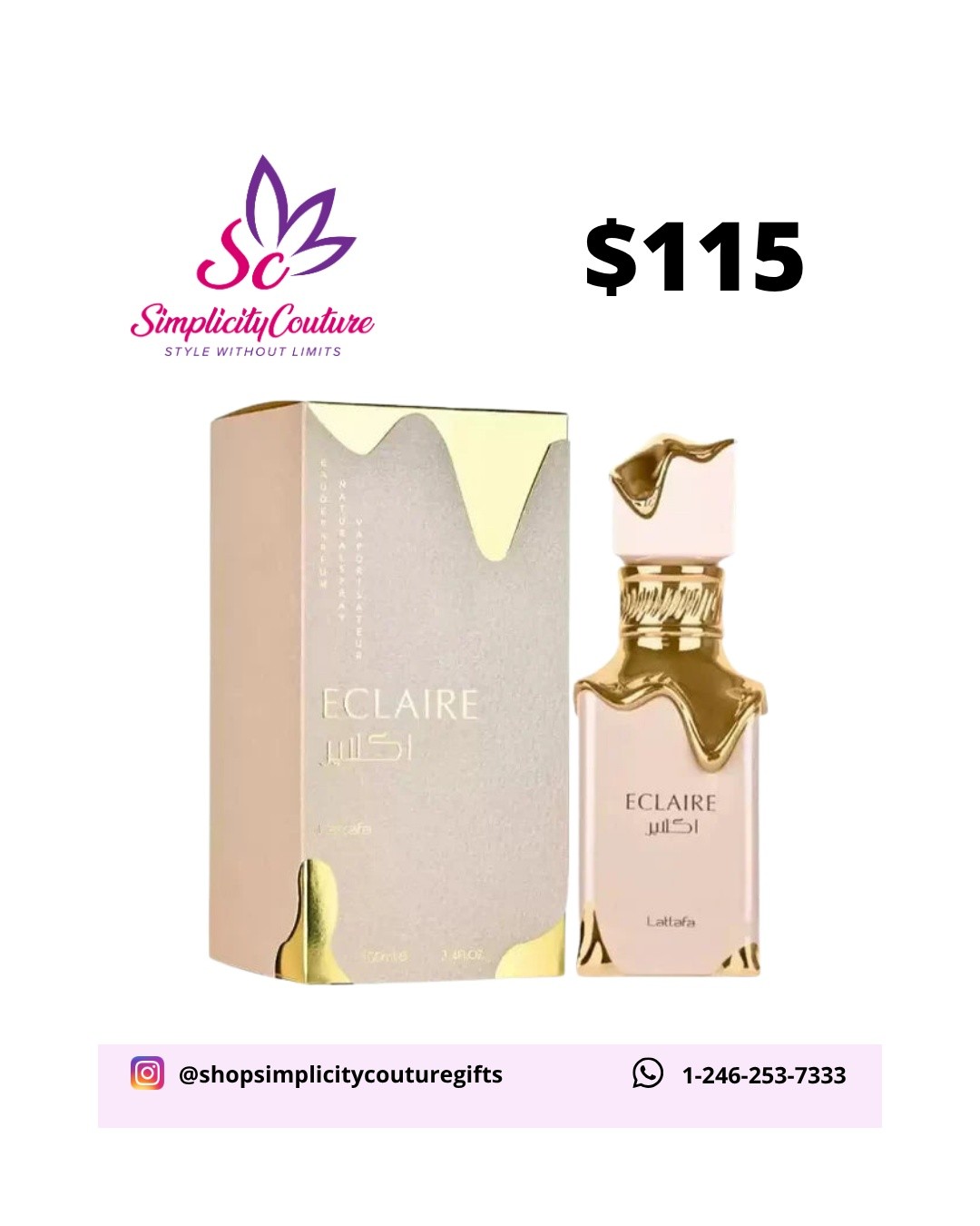 Lattafa Eclaire Eau de Parfum 100ml