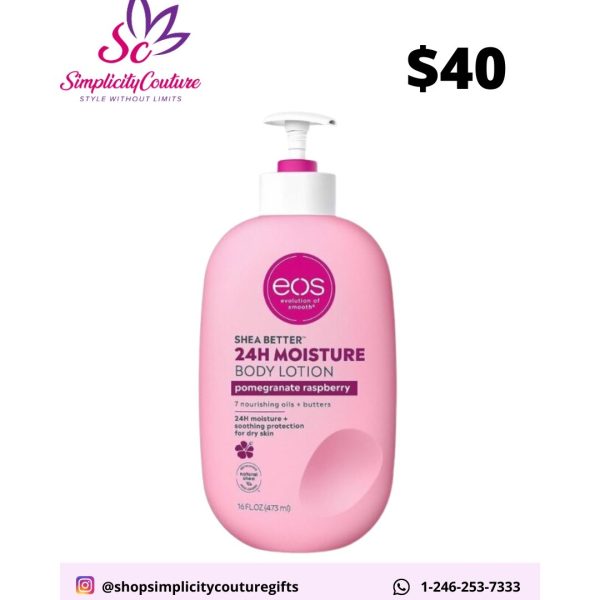 EOS Pomegranate Raspberry 24H Moisture Body Lotion 16 FL OZ