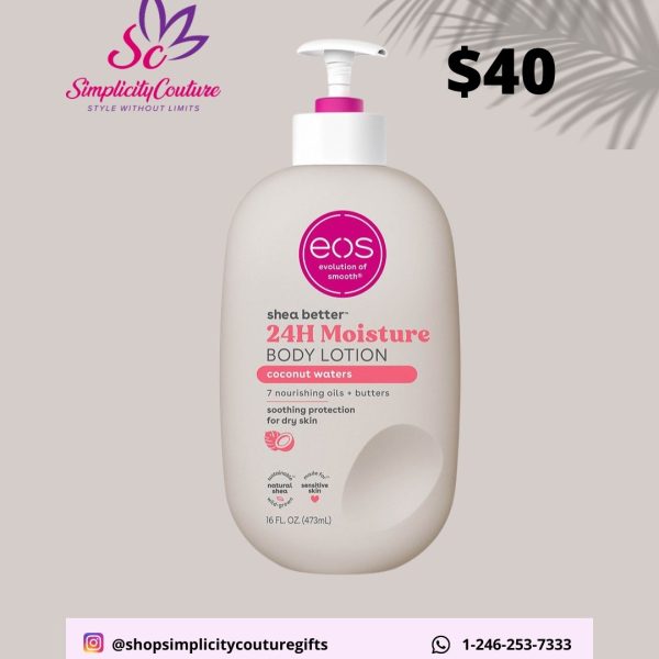 EOS Off-White Unisex Body Lotion Coconut Waters 16 FL. OZ.