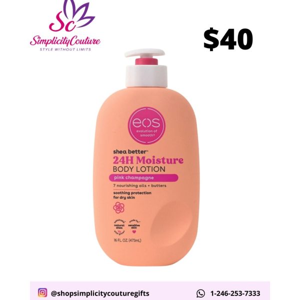 EOS Body Lotion Pink Champagne Scent, 16 FL. OZ