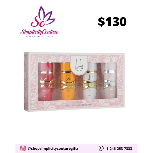 Multi-Color Women's Lattafa My Yara Collection Perfume Gift Set 4 x 25ml