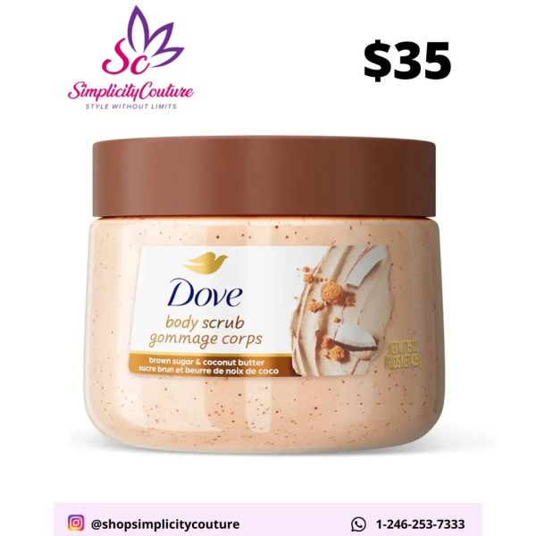 Dove Brown Sugar & Coconut Butter Body Scrub 15 oz