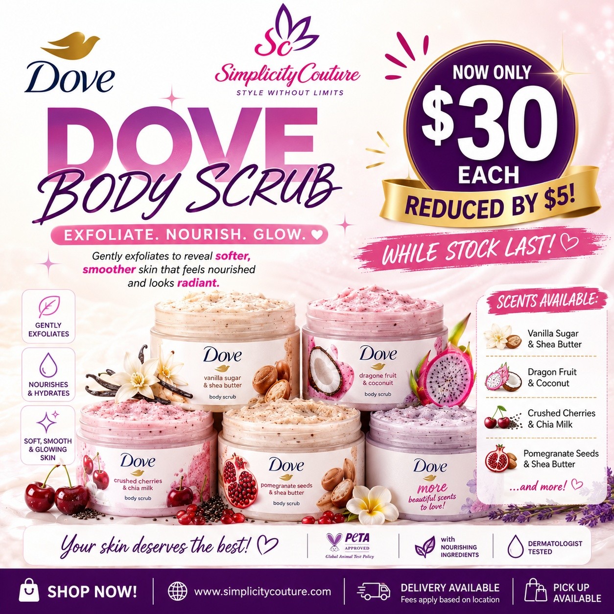Dove Body Scrub