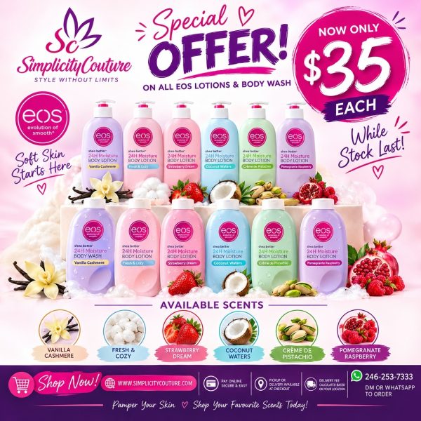 EOS Unisex Body Lotions & Body Washes