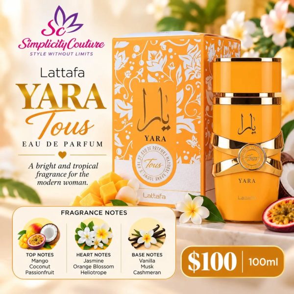 Lattafa Yara Tous Orange Gold Women's Eau de Parfum 100ml